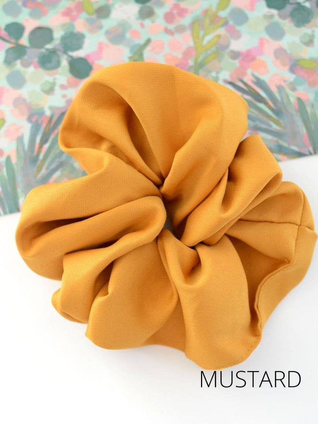 Two and Crew - Soft oversize JUMBO Scrunchies - solid colors Two and Crew