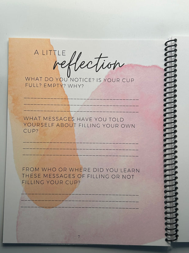 Workbook - the Art of Being + Becoming - A Creative Journal Ink and Splash