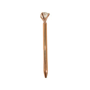 Rose Gold Diamond Topped Writing Pen Suprema Rose