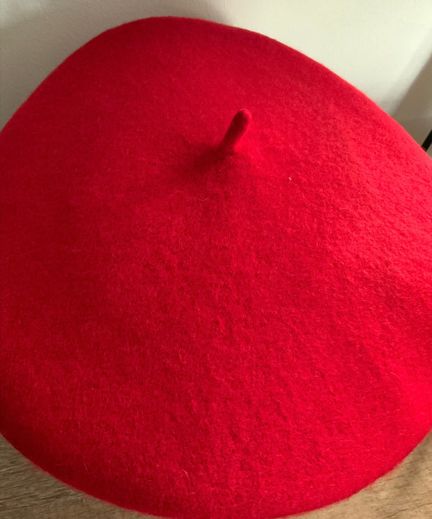 Red Woman Fall/Winter Berets Painter Fashion Style Hat Suprema Rose