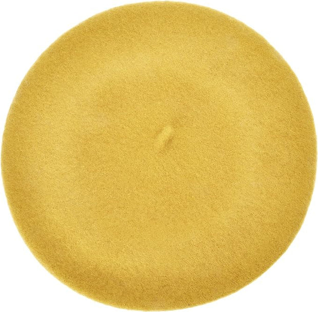 Yellow  Woman Fall/Winter Berets Painter Fashion Style Hat Suprema Rose