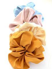 Two and Crew - Soft oversize JUMBO Scrunchies - solid colors Two and Crew